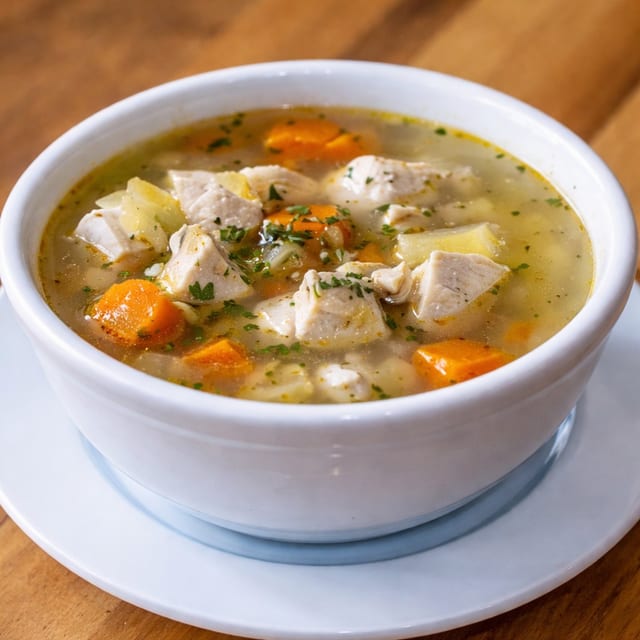 Chicken Vegetable Soup.