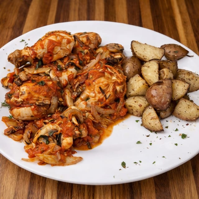 Chicken Scarpariello.